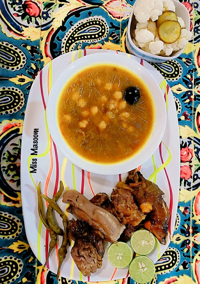 عکسی از دستور کله پاچه
