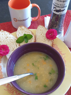 A picture of Cornsoup#themechallenge.