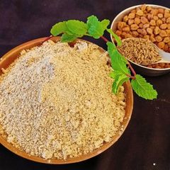 A picture of Homemade Sattu powder.