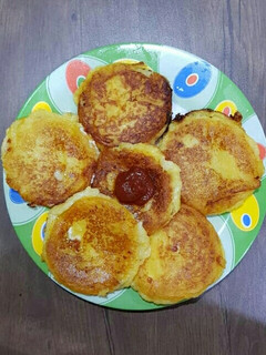 عکسی از دستور پنکیک سیب زمینی پنیری😋😍