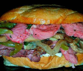 Easy Making Recipe Mikes Garlic Toasted Prime Rib Sandwiches Very Delicious