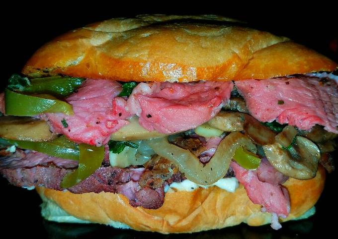 Easiest Way to Make Homemade Mike&#39;s Garlic Toasted Prime Rib Sandwiches