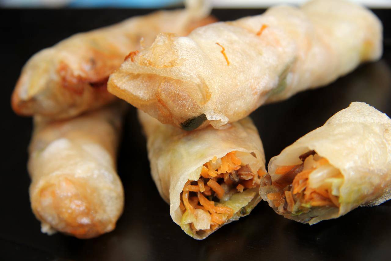 Tavaszi tekercs recept recept fotó