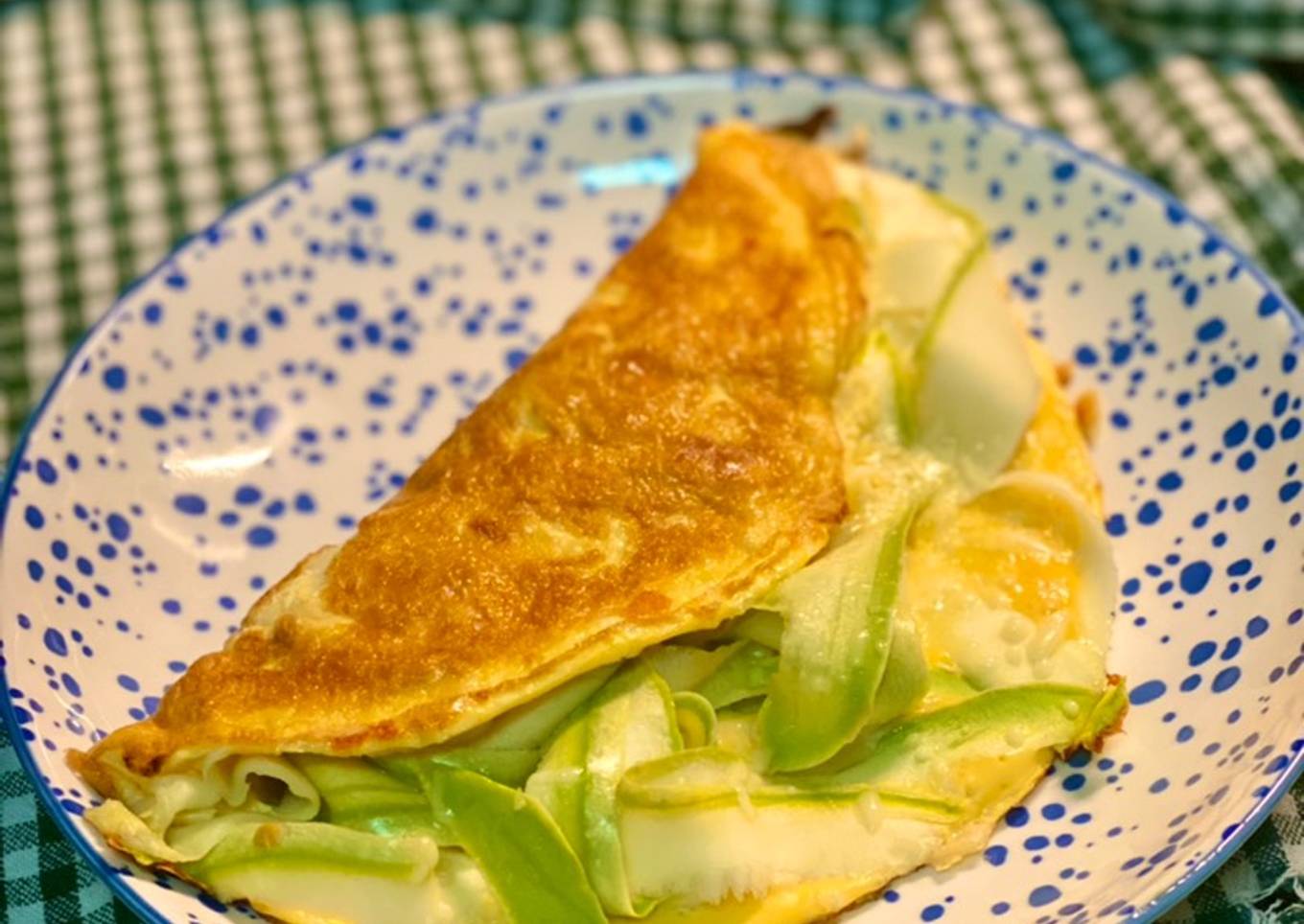 Tortilla de calabacín diferente en 10 min