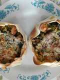 Canastitos de verduras y pollo