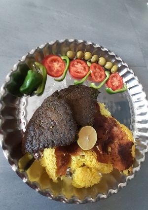 عکسی از دستور کوکو سبزی