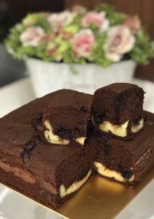 Foto resep Chocolate Marble Cheese Cake