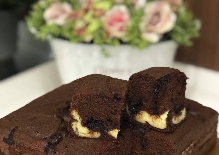 Resep Chocolate Marble Cheese Cake Anti Gagal