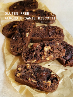 Foto resep Gluten Free Almond Brownie Biscotti