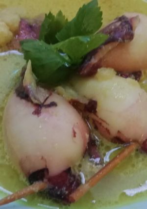 Foto resep Cumi isi telur gulai kuning