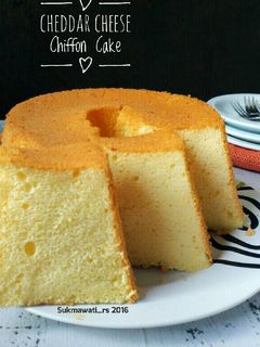 Foto resep Cheddar Cheese Chiffon Cake