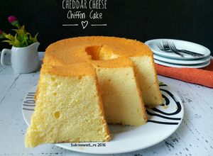Foto resep Cheddar Cheese Chiffon Cake
