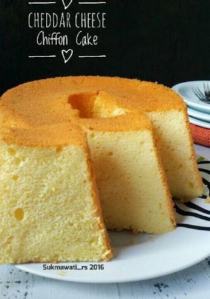 Foto resep Cheddar Cheese Chiffon Cake