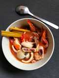 Thai Lemongrass Tomato Seafood Hot and Sour Soup