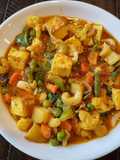 Tofu Korma with Mixed Vegetables