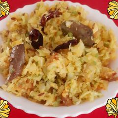 A picture of Cabbage Thoran.