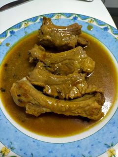 Una foto de Costilla de cerdo golden curry
