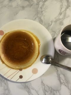 Hình của món Bánh flan nồi chiên không dầu.