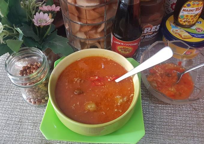 Cara Gampang Membuat Lontong Kari Bandung, Sempurna