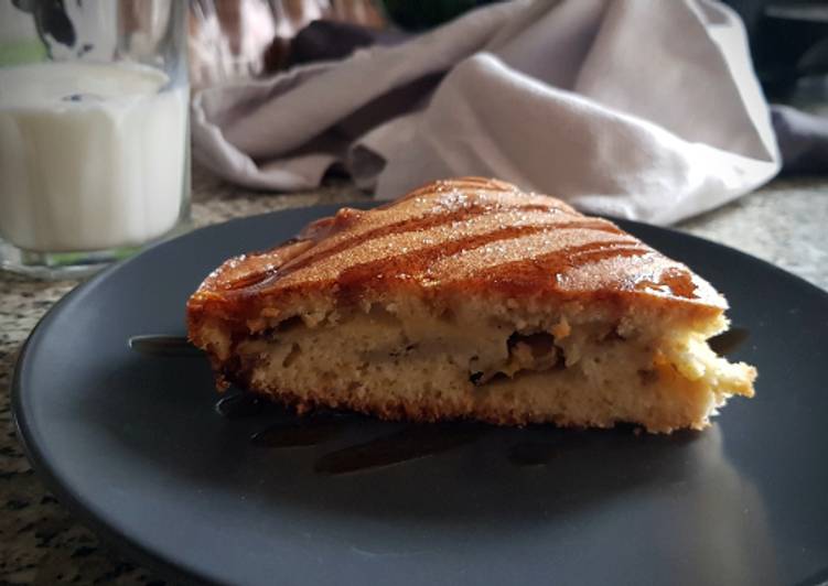 Bizcocho de Plátano y Manzana