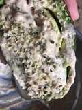 Keto Friendly Avocado with tahini and hemp seed