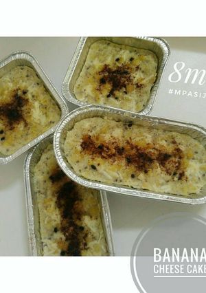 Foto resep Resep Menu MPASI 8m+ - Banana Cheese Cake