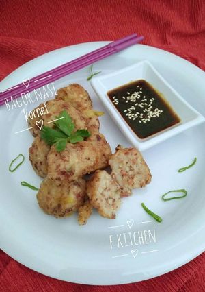 Foto resep Bagor Nasi Kornet (Bakso Goreng)