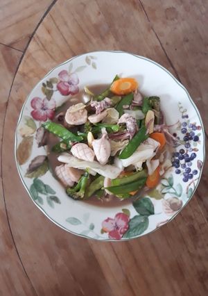 Foto resep Cap Cay Seafood Pedes