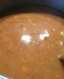 Lentejas con arroz a lo pobre