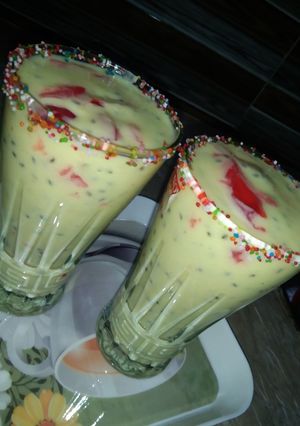 A picture of Custard Sharbat iftar Special.