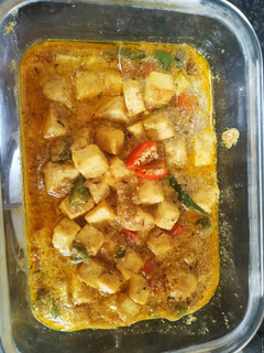 A picture of Panner with Bell peppers.