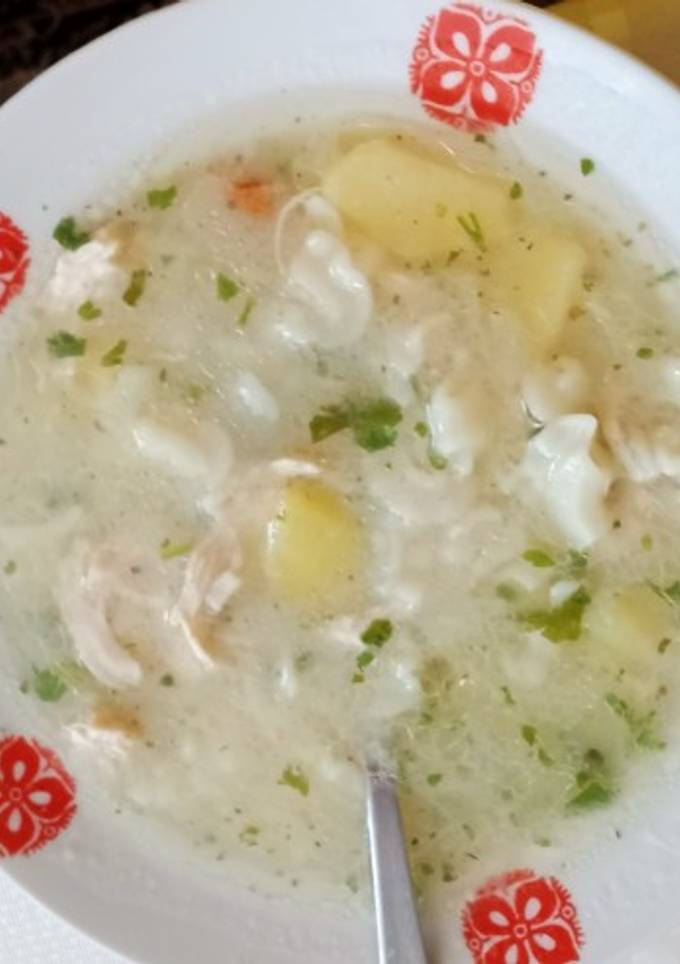 Супчик з вермішелькою і курочкою😋