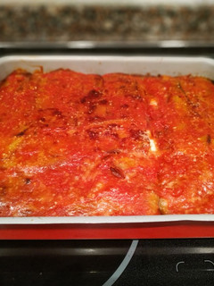 Una foto de Parmigiana di melanzane
