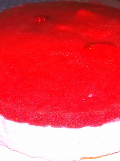 Una foto de Tarta de fresas de temporada