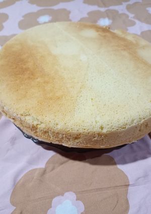 Una foto de Bizcochuelo con leche en polvo sin aceite