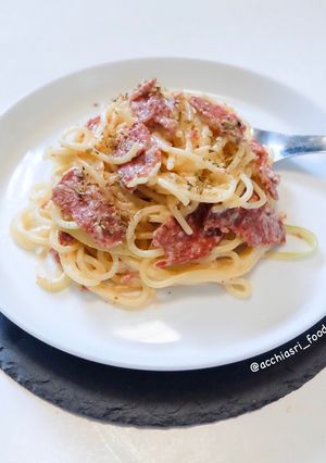 Foto resep Smoke Beef Spaghetti