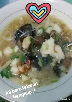Foto resep Tekwan Palembang tanpa ikan