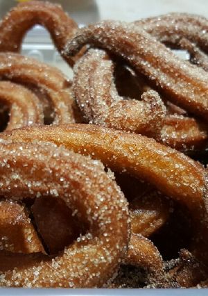 Una foto de Masa para churros