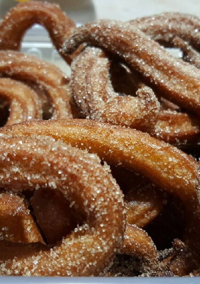 Una foto de Masa para churros