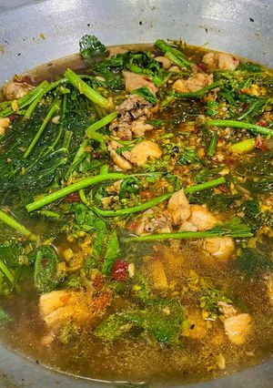 รูปของ แกงผักกาด ใส่ไก่ #ครัวรัชฎา 👩🏻‍🍳