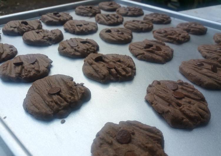 Chocochips butter cookies coklat