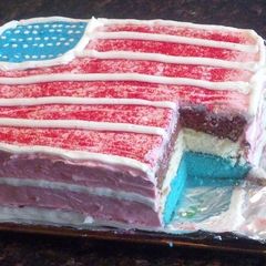 A picture of Independent Day Cake.