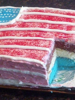 A picture of Independent Day Cake.