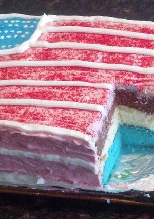 A picture of Independent Day Cake.