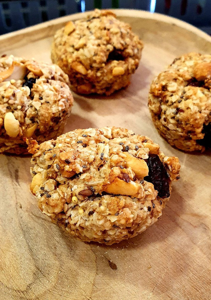 Una foto de Muffins a la granola, llenas de salud