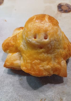 Szellemek halloweenre recept fotója