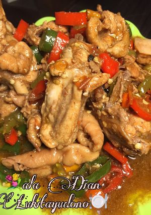 Foto resep 🐓Ayam Pelangi Lada Hitam ala aku 🤗