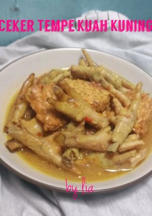 Foto resep Ceker Tempe Kuah Kuning