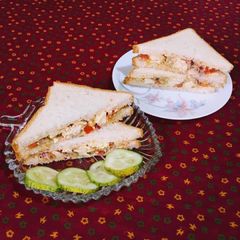 A picture of Vegetable Sandwich.