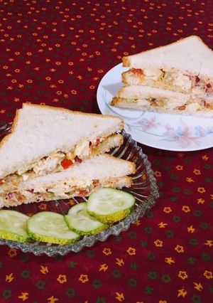 A picture of Vegetable Sandwich.